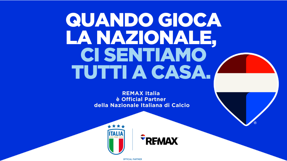 REMAX Italia Official Partner della Nazionale Italiana di calcio